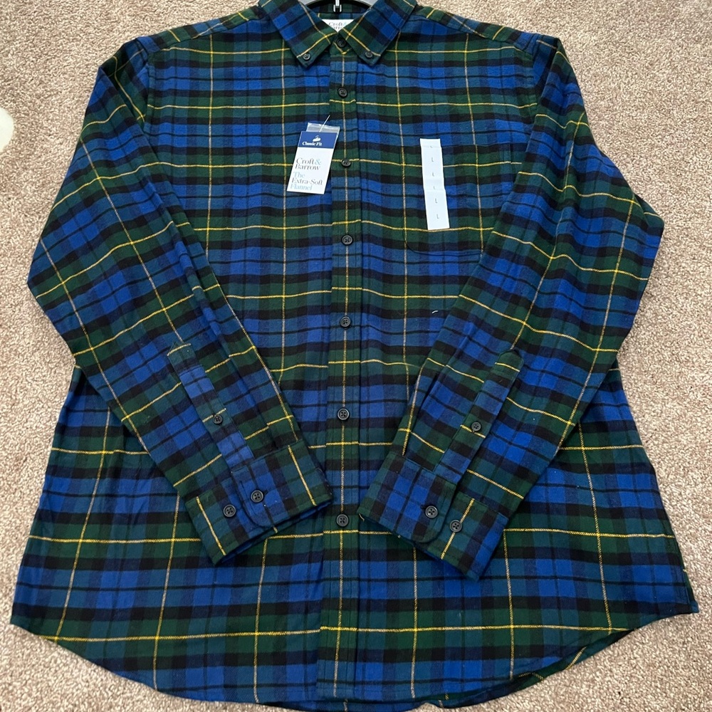 NWT Croft & Barrow Flannel Shirt